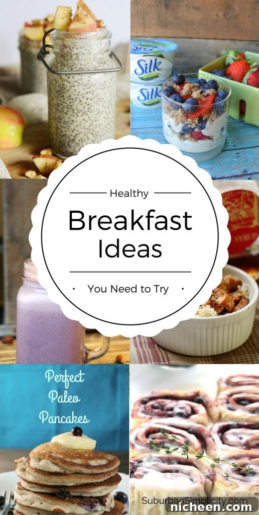 Healthy Breakfast Ideas You Need to Try! These recipes will inspire you to eat healthy all day. Plus, they’re easy to make and some you can eat on the go! 